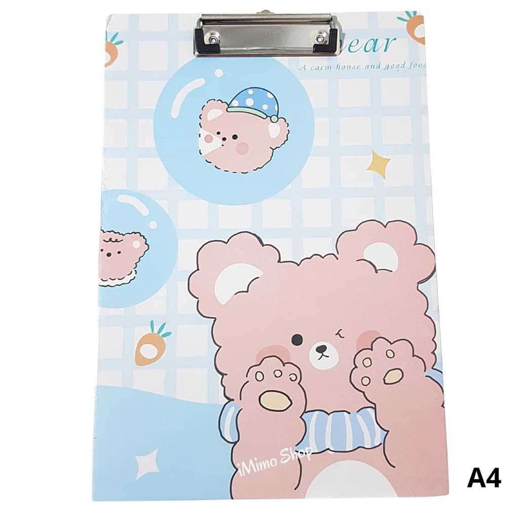 Prancheta A4 Estampas Fofas Kawai