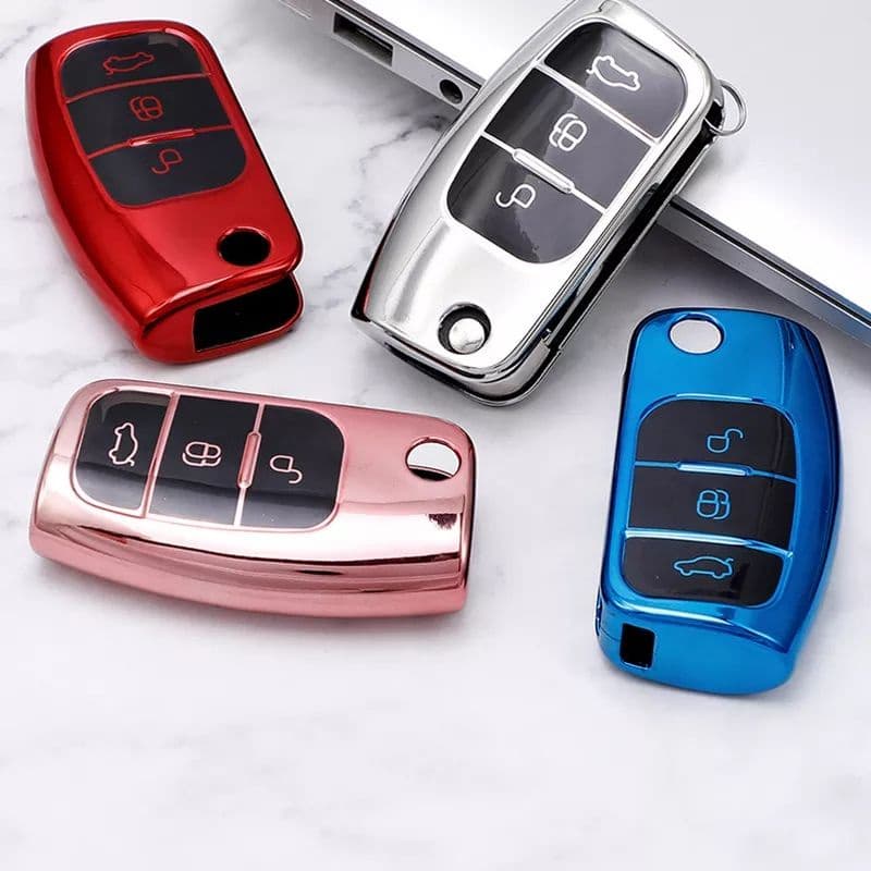 Capa TPU Chave Canivete  Ford  Focus Ecosport New Fiesta