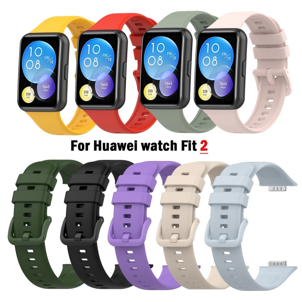 Pulseira De Silicone Para Huawei Watch Fit2 Fit 2 Substituição Suave À Prova D'água Esporte Banda Da Moda Esportes smartwatch
