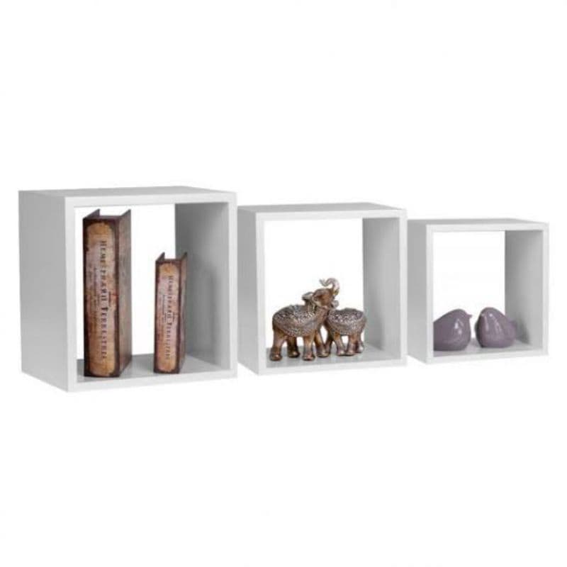 NICHOS QUADRADOS KIT 3 PEÇAS PARA DECORAÇAÕ NINCHOS nicho banheiro cozinha sala quarto
