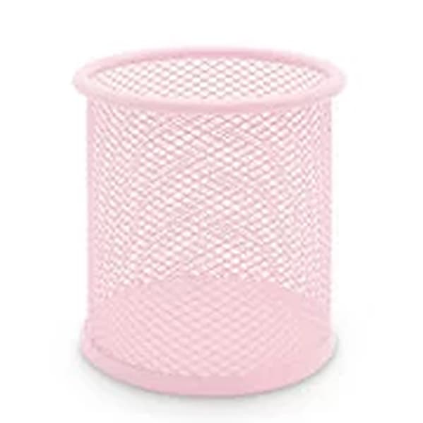 Porta Caneta arame redondo rosa - unidade