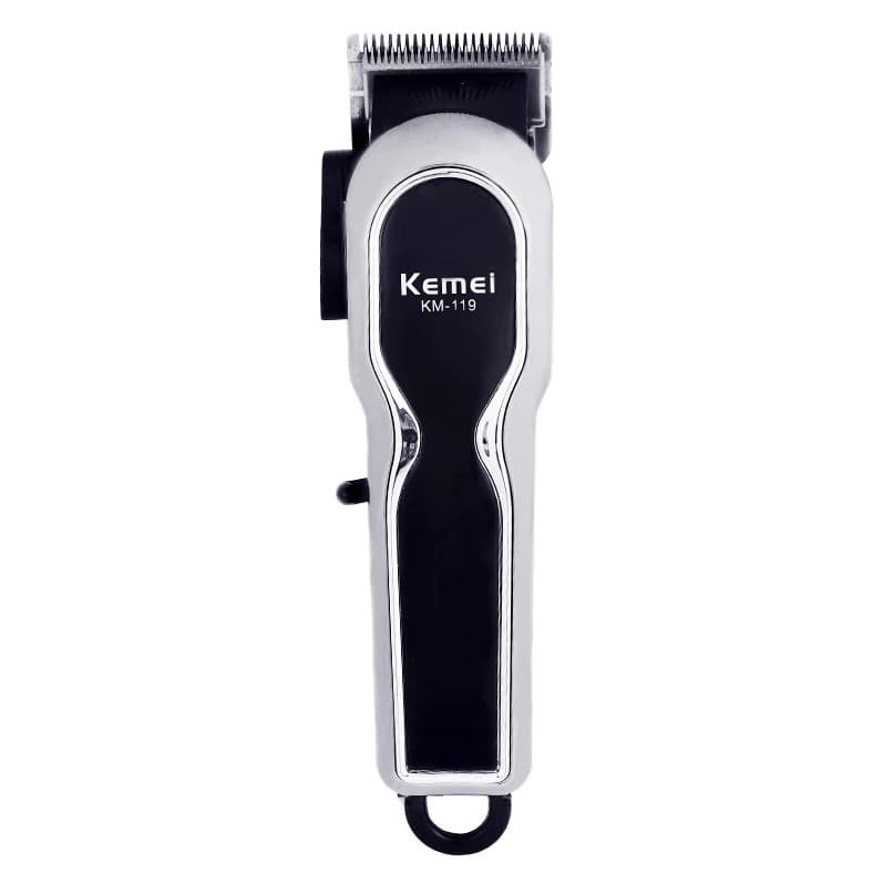 Máquina De Cortar Cabelo Profissional Kemei 119 Recarregável Elétrico Sem Fio