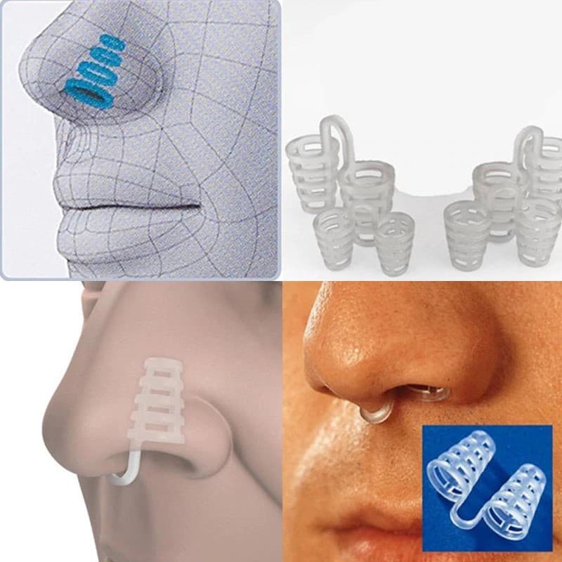 Dilatador Rolha Clipe Nasal  Anti Ronco, Apneia Respire Melhor, dilatador ronco rolha sono saudável.