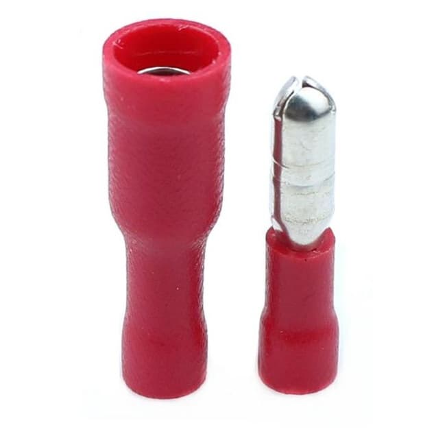 Terminal bala pré-isolado vermelho, frd1.25-156, mpd1.25-156, para crimpagem, crimpar conector elétrico