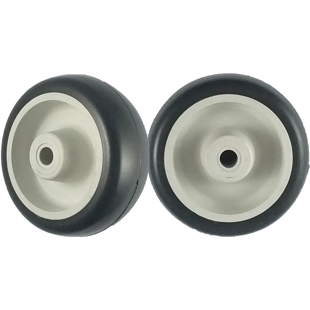 Conjunto 2pcs Roda Termoplastica 312 Furo 5/16" p/ Expositores, Suportes - T312F516