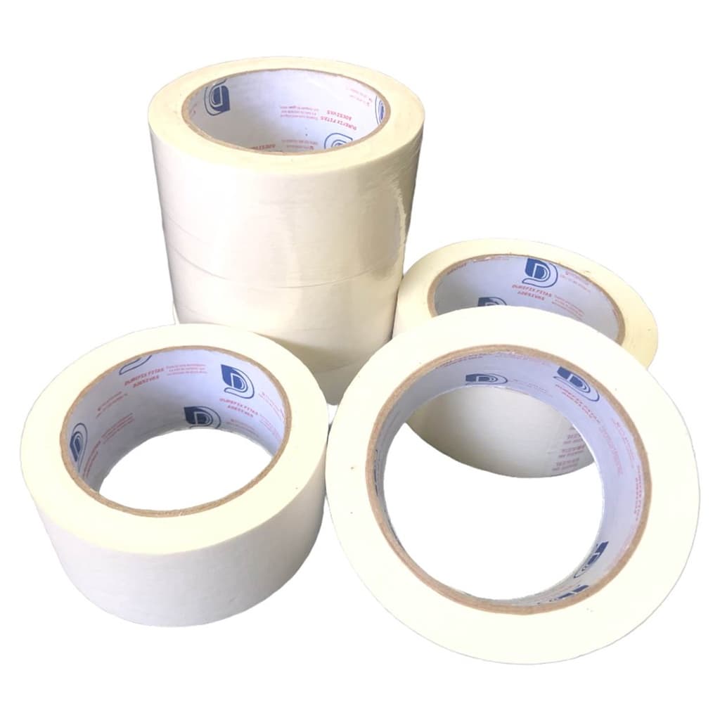 Fita Crepe Grande Larga 10 Rolos 48mm x 50mts Uso Geral