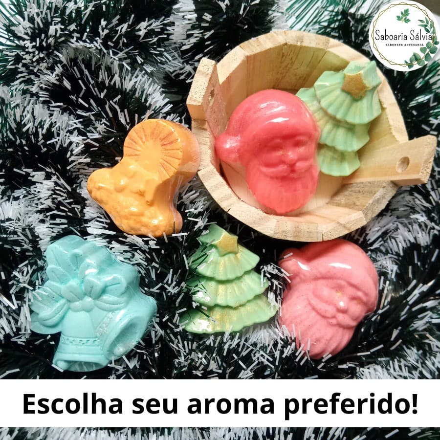 Sabonetes Artesanais Natal - ENCANTOS DE NATAL