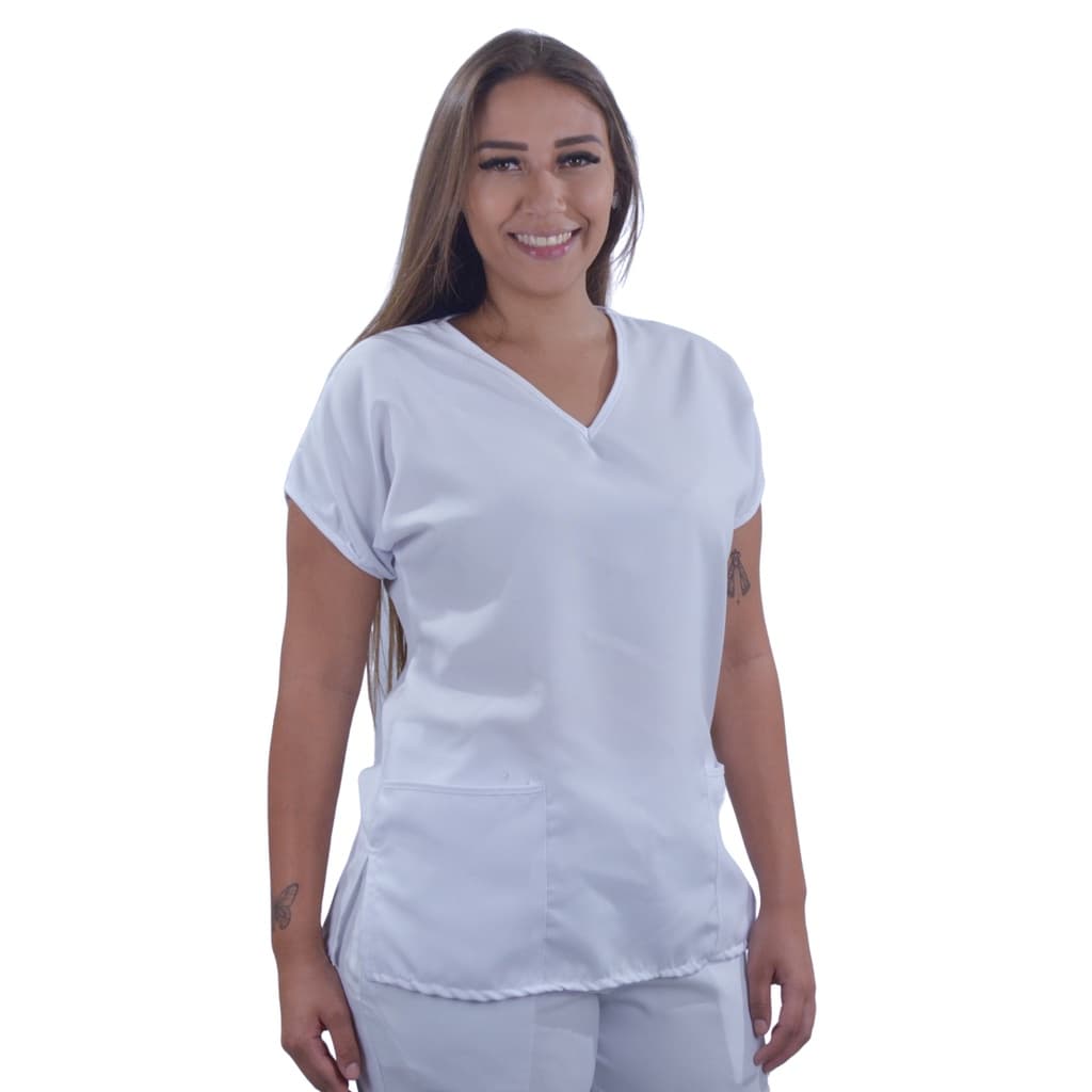 Bata Blusa Uniforme Enfermagem Manga japonesa