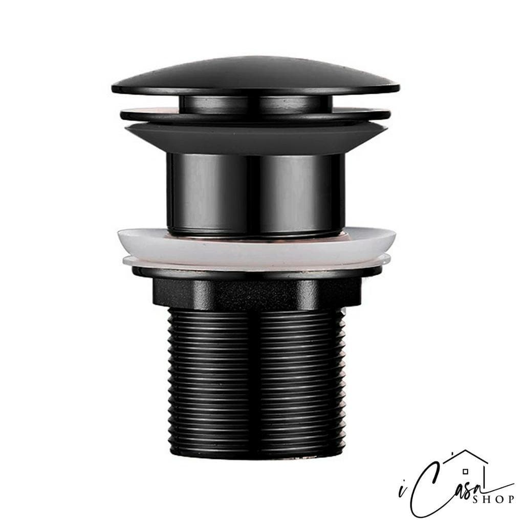 Válvula Click Up Ralo Inteligente Preta Cuba Premium Black 1.1/4 Pol. (41mm) - iCasa Shop - IC-B109B