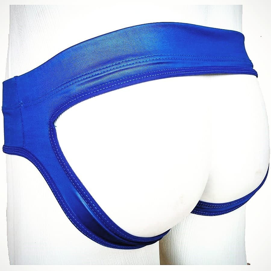 Cueca Jockstrap Fechado Frente Azul Cuecas SexLord