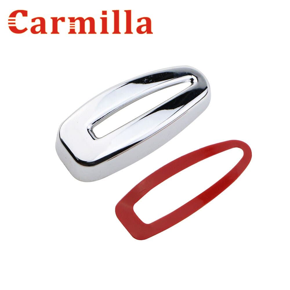 ABS Chrome Car Head Lights Interruptor Tampa Do Botão Farol Lâmpada Guarnição Etiqueta Para Ford Novo Fiesta Ecosport MK7 Carros