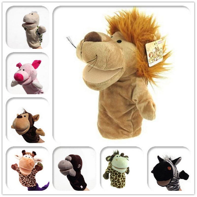 B1R 1X Fantoches De Pelúcia De Veludo Animal Educacionais Infantis HS023