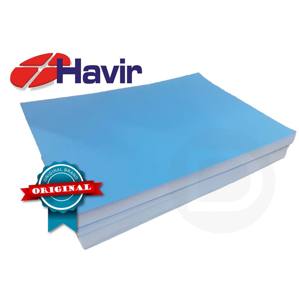 Papel Havir Sublimatico Fundo Azul A4 - 90g -500 Folhas