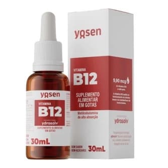 Vitamina B12 Metilcobalamina Vegano - 30ml Alta Absorção - Yosen