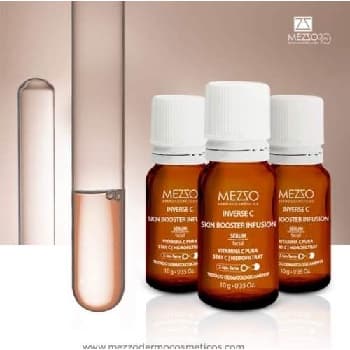 Serum Vitamina C Pura Skin Booster Infusion Mezzo 3 Ampolas Serum Vitamina C