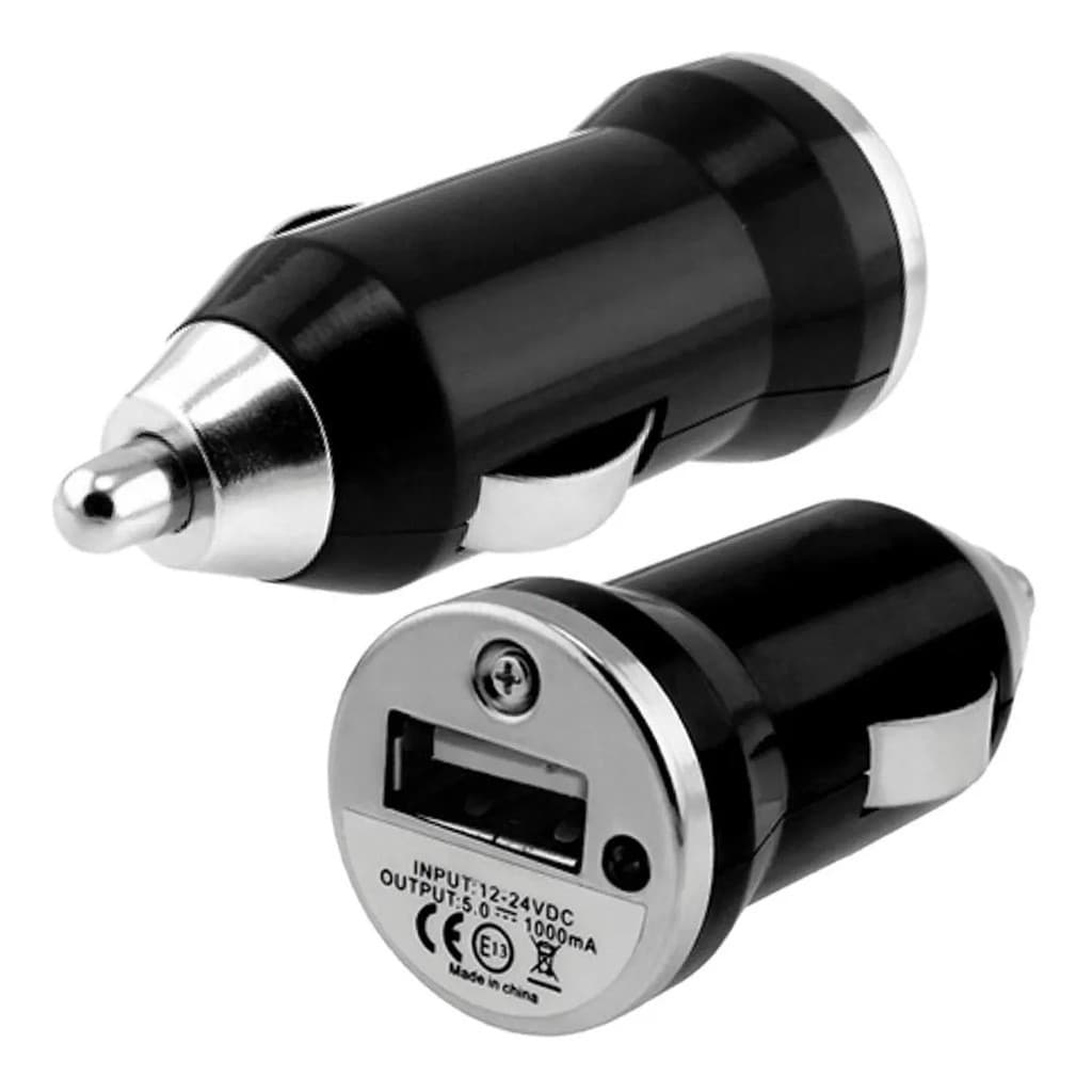 carregador veicular com saída  USB para celular e Acessórios .