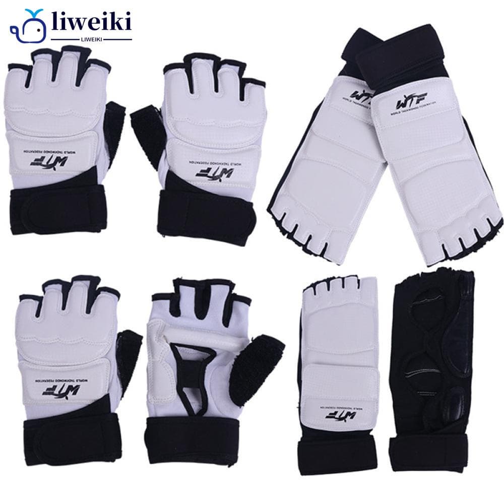 LIWEIKI 1 Par Taekwondo Protetores De Treino Luvas De Proteção Para As Mãos Pés E1I1