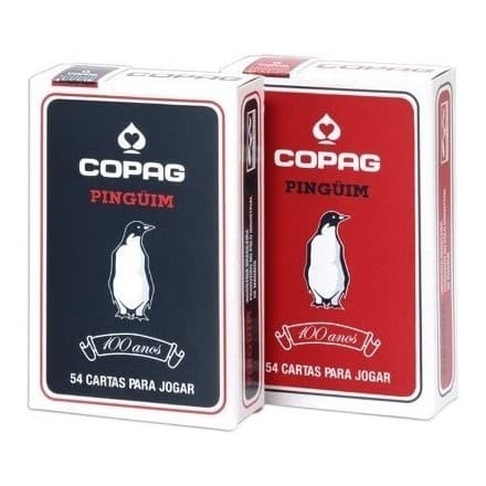 2 Baralhos Pinguim Para- Canastra-buraco-paciência - Copag