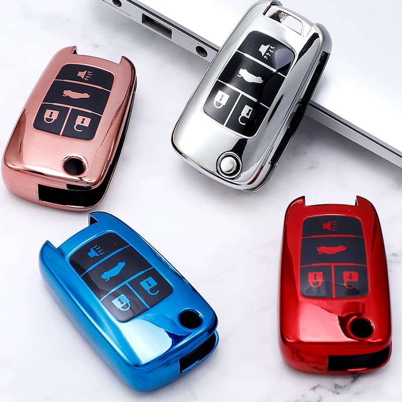 Para Chevrolet Cruze Aveo Trax Opel Astra Corsa Meriva Zafira Antara J TPU Capa Chave Caso Fob Escudo Titular Protetor
