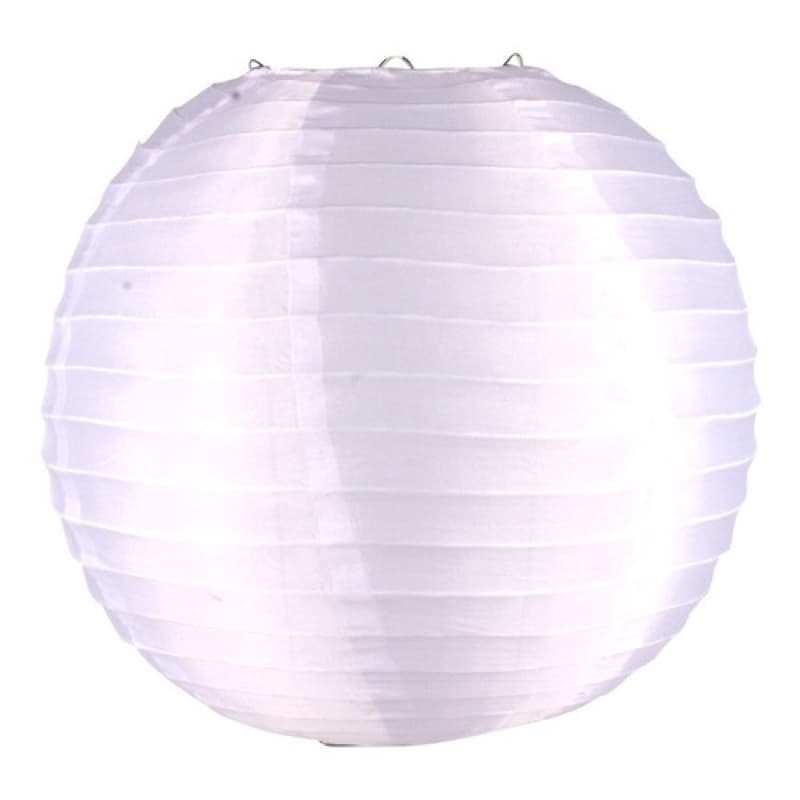 Tyotin luminaria Japonesa de Tecido Náilon  30cm Chinesa Oriental Tecido Branco