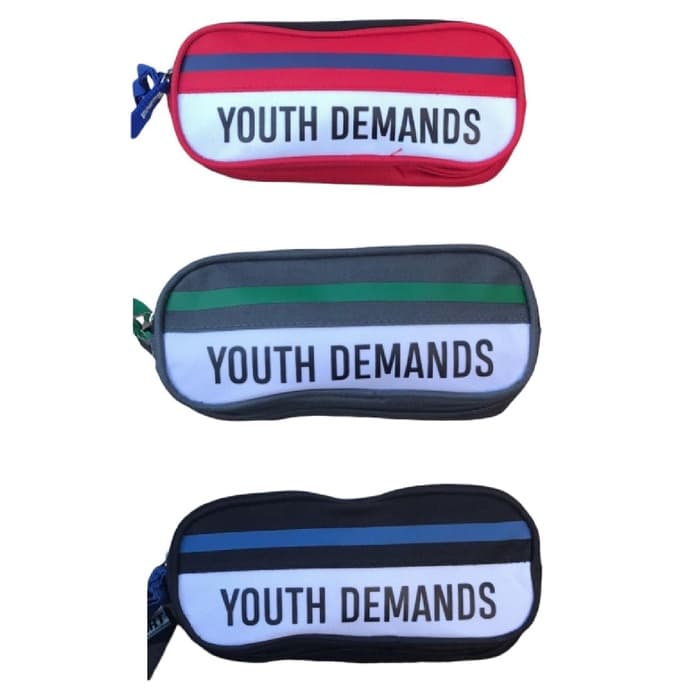 Estojo Escolar bolsinha Youth Demands Clio Juvenil masculino material escolar escolar