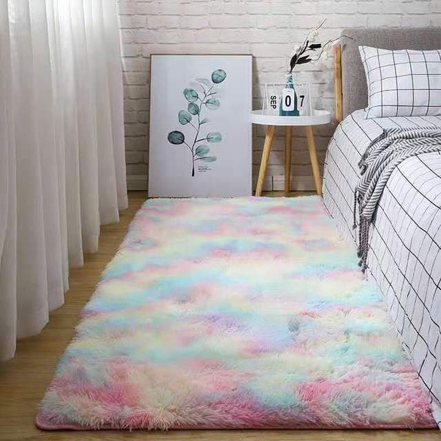 Passadeira 2,00x0,60 Tye Dye Pelo Alto Corredor Tapete