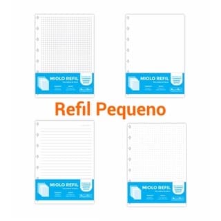 Refil pra Caderno de Discos My Notes Somente Refil de Páginas 14,5 x 21,3cm