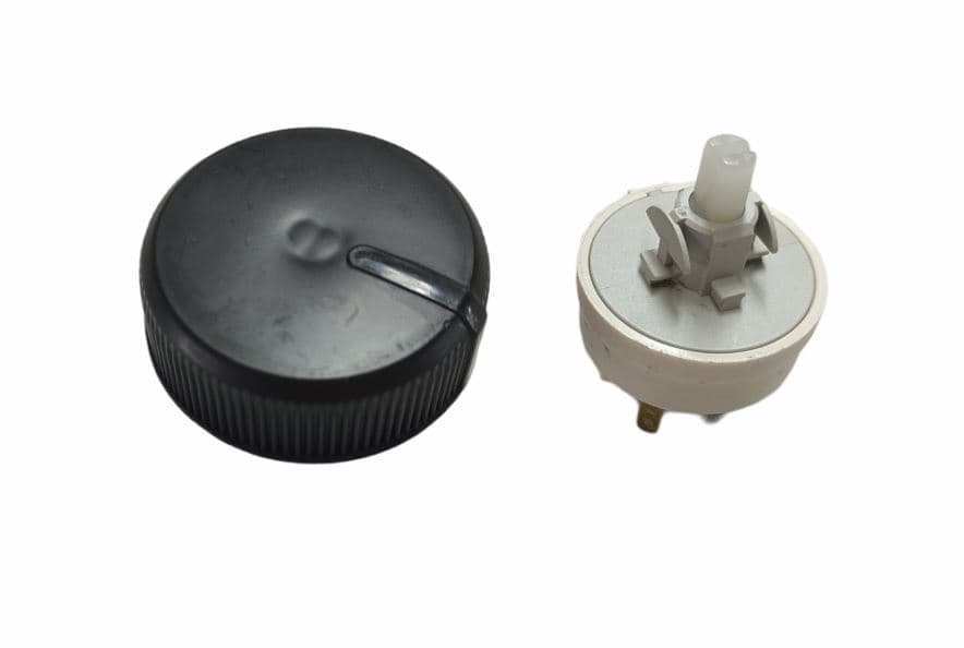 Botão e Interruptor 3 Velocidades para Ventilador Arno Silence Force VF30 / VF40 / VF45 / VF55 / VU40 / VD40 Preto Original