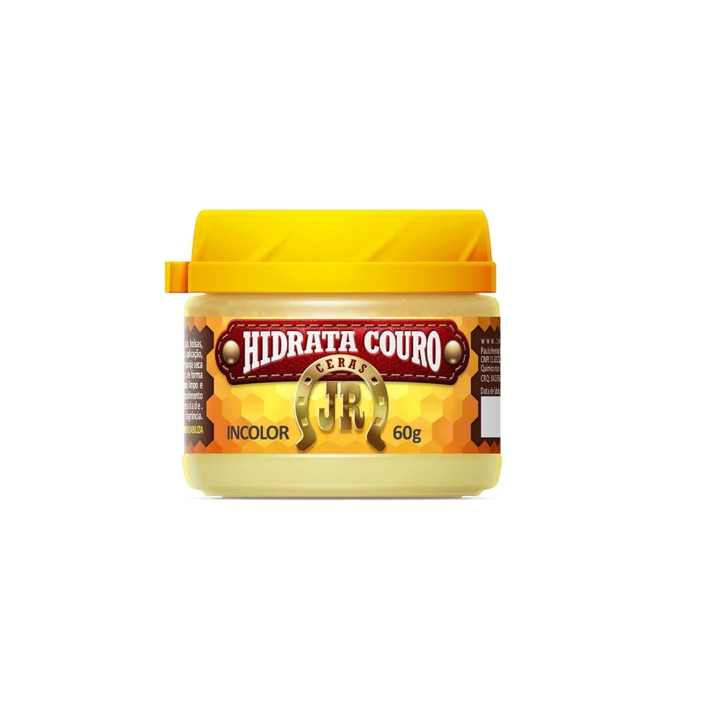 Hidrata Couro JR - 60g - Banco Automotivo, Jaquetas, Bolsas, Selas e Botas