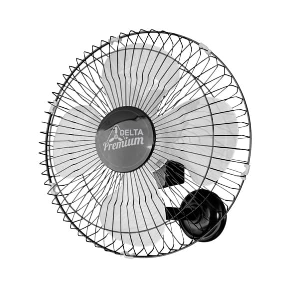 Ventilador de Parede Oscilante Premium 50cm - Grade de Aço