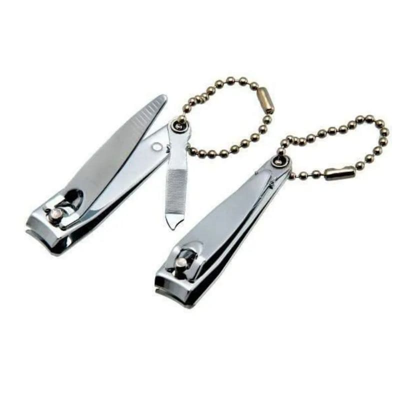 Cortador De Unha Com Lixa Em Aço Inox
