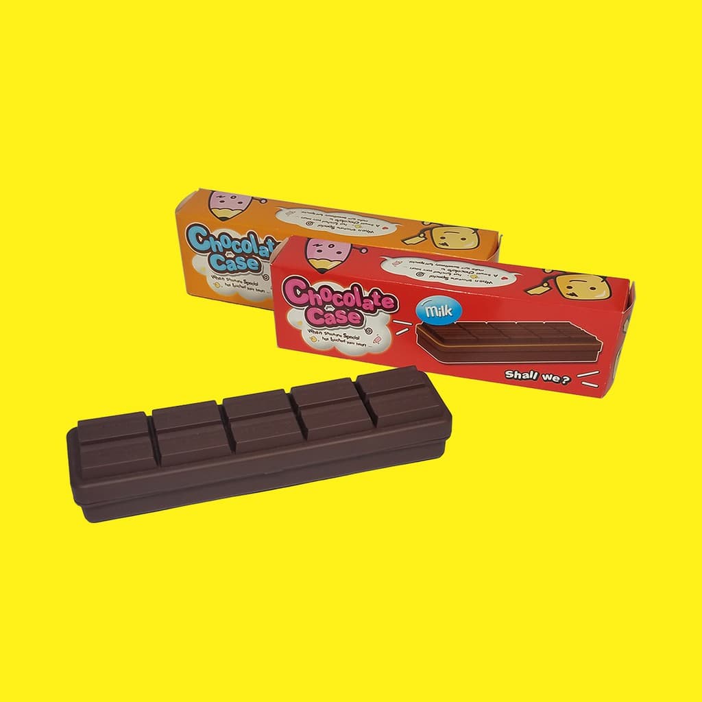 Estojo em Formato de Tablete de Chocolate