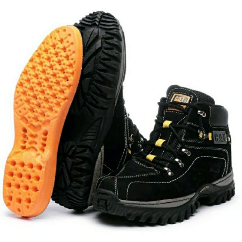 Bota Cartepillar Adventure Couro Ecológico Com Palmilha Gel promoção