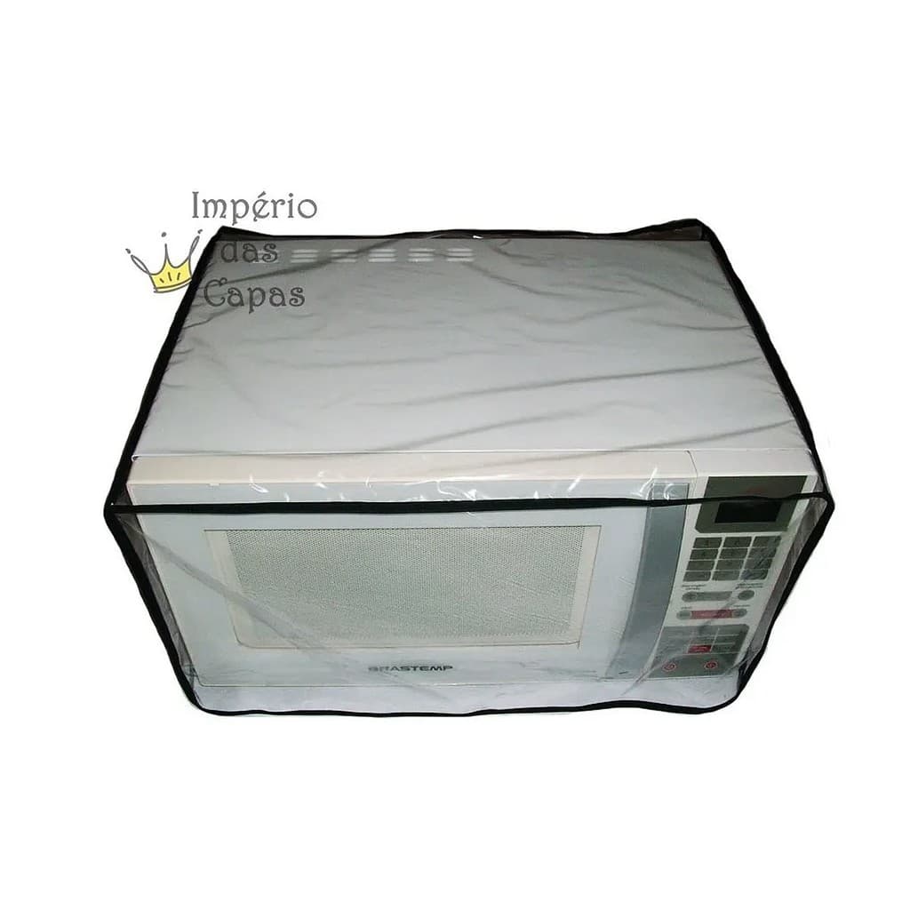 Capa Para Forno Microondas 30 L - Em Pvc Cristal - Tam M