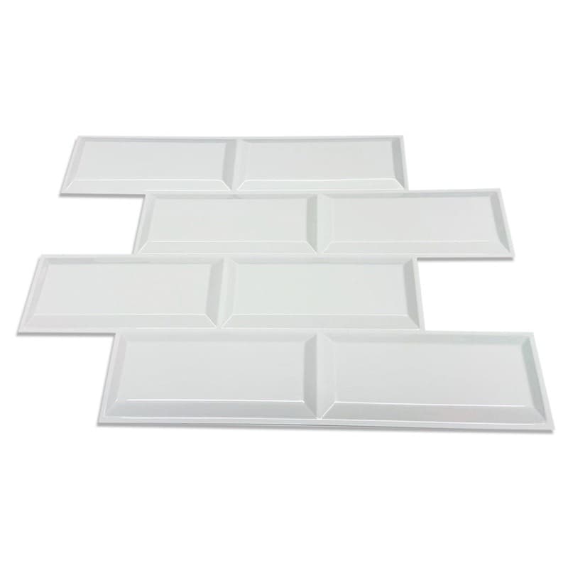 kit 8 Placas 3d Pvc Azulejo De Metrô