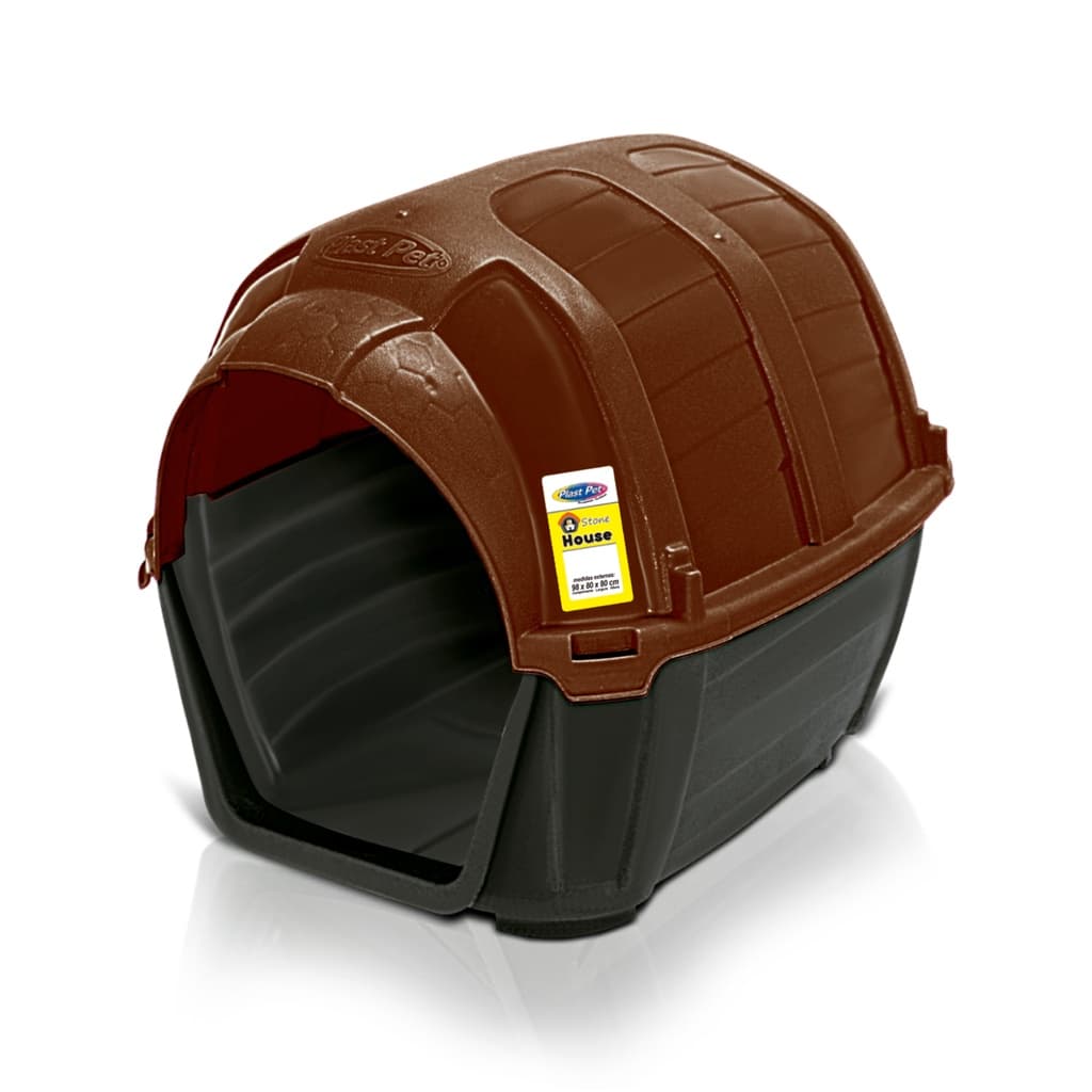 Casa para Cães Stone House Plast Pet N.4 Várias Cores