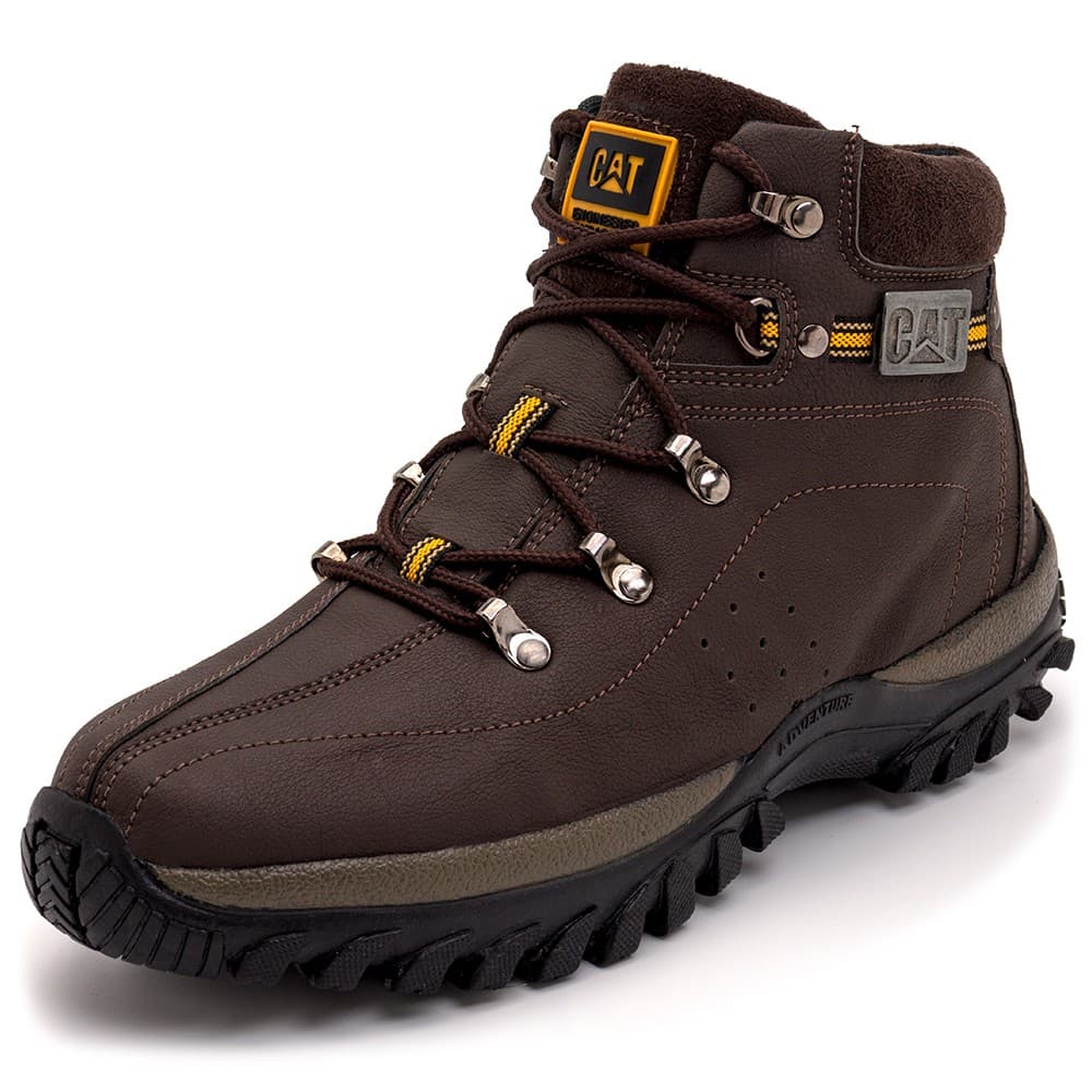 Bota Coturno Cat Caterpillar Segurança Trabalho Masculina Confortável envio imediato