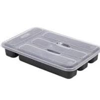 Porta Talheres Gaveta Paris Com Tampa 4 Compartimento - Nitron DIM.:21 x 32,5 x 5 cm