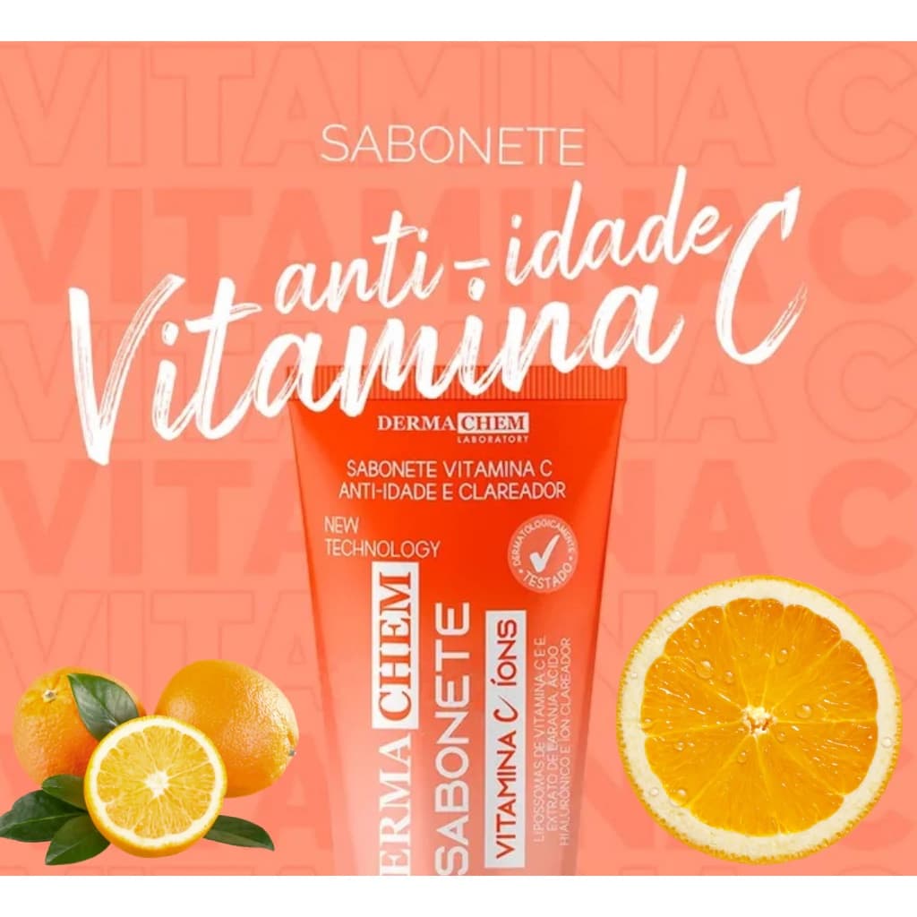 Sabonete Liquido Skincare Vitamina C Cuidado Facial