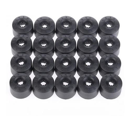 Kit 20 Capa Parafuso Roda Fox Golf Polo Bora Jetta Original