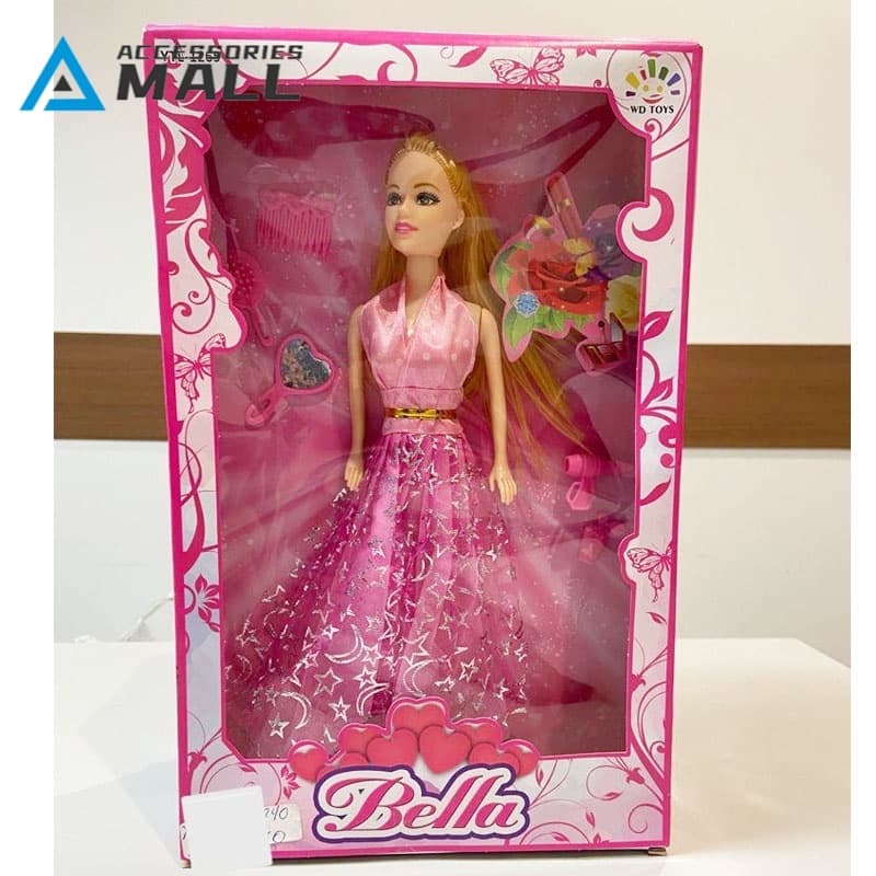 Boneca bella / boneca/ princesa vem com acessório menina brinquedo