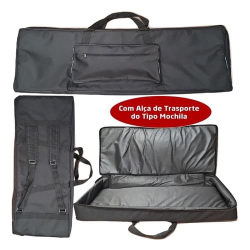 Capa Bag Master Luxo Piano Digital Yamaha Dgx230 Preto