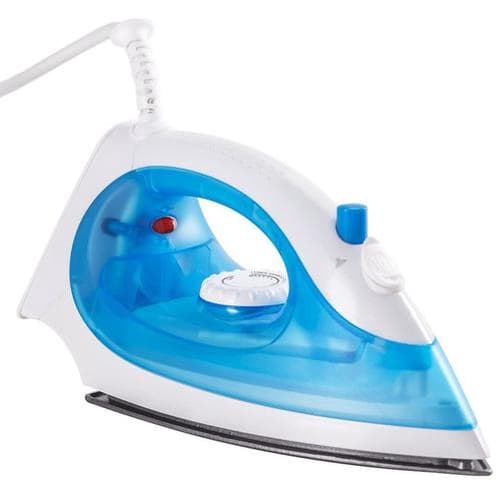 Ferro de Passar Vapore Base Antiaderente Branco e Azul 110 Volts 1400W Agratto