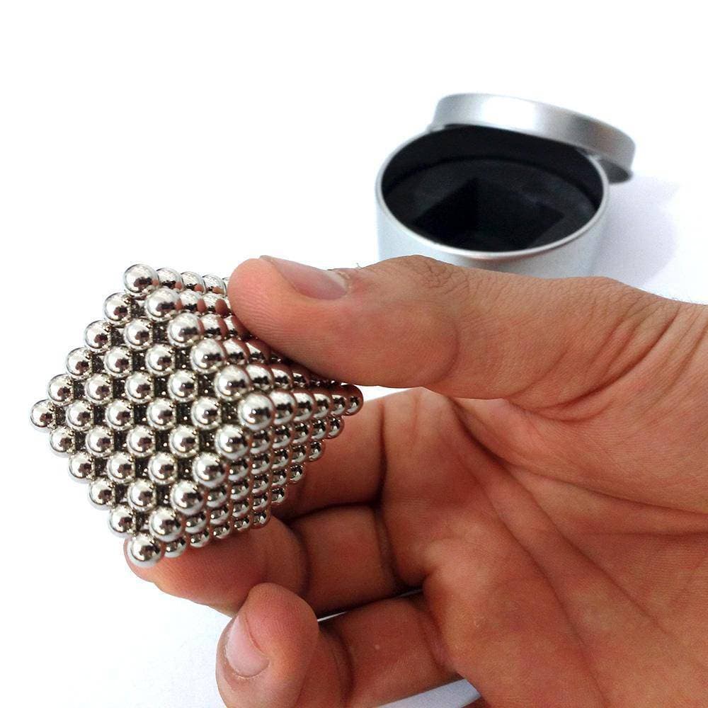 Neocube Cubo Magnético 216 Esferas Imã Neodímio 5mm + lata pra guardar