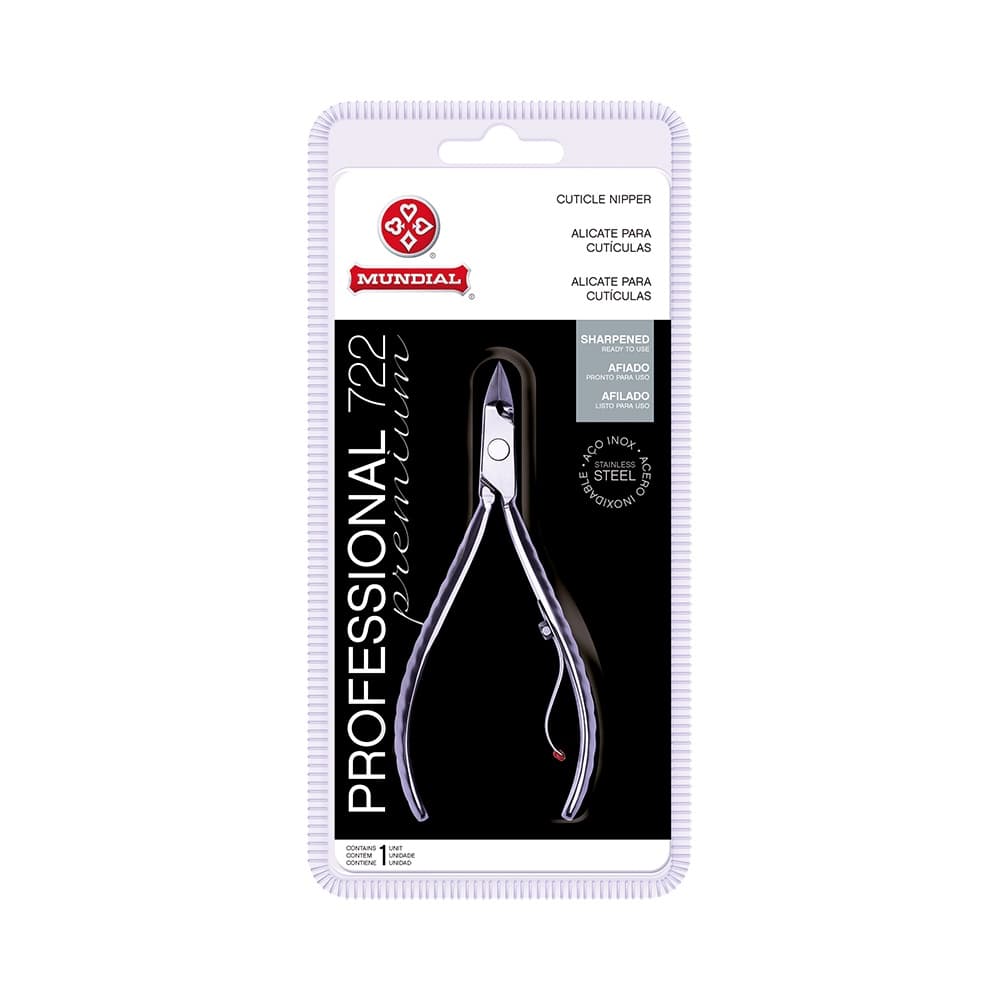 Alicate de Unha Cutícula Mundial 722 Profissional Manicure