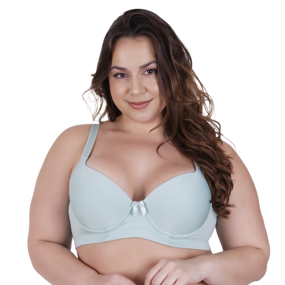 Sutiã Plus Size Lateral Grande Soutien Reforçado Bojão Alça Larga Liso Nathália