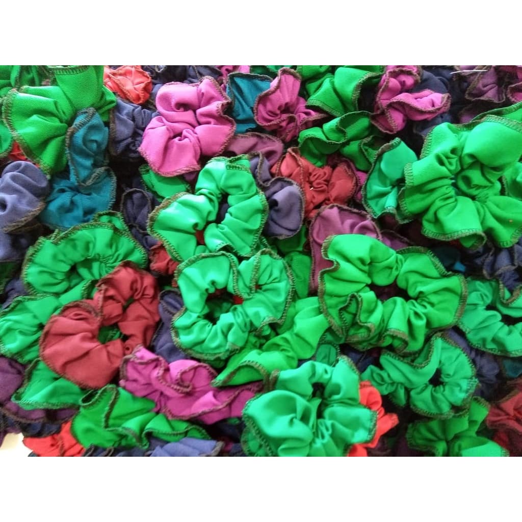 Xuxinha Scrunchies Para Amarrar Cabelo - KIT C/5 unid.