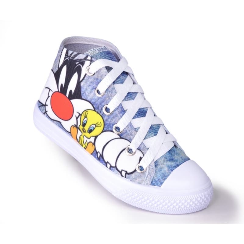 Tênis Infantil Unisex Baby Looney Tunes PiuPiu Frajola Snoppy Minnie Promoção Confortável