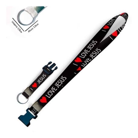 Chaveiro Moto I Love Jesus C0524p Com Argola E Engate Rápido