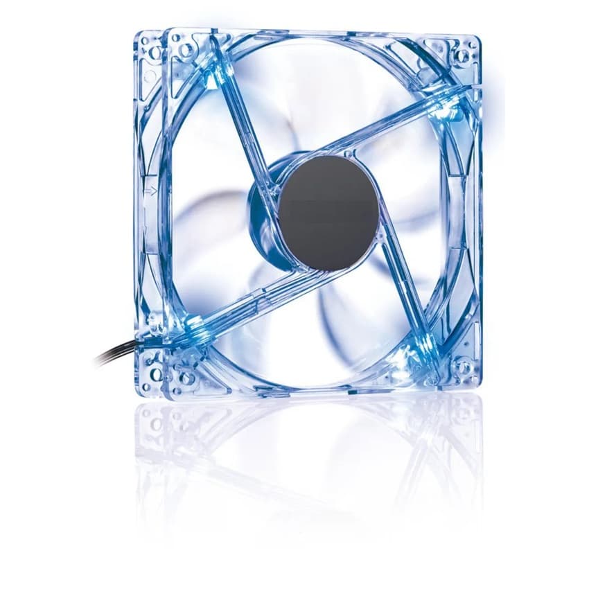 Microventilador Gabinete 120mm Cristal Azul 12cm 120 x 120 x 25 mm 120x120x25mm 12v 1500rpm Fan Cooler Ventuinha